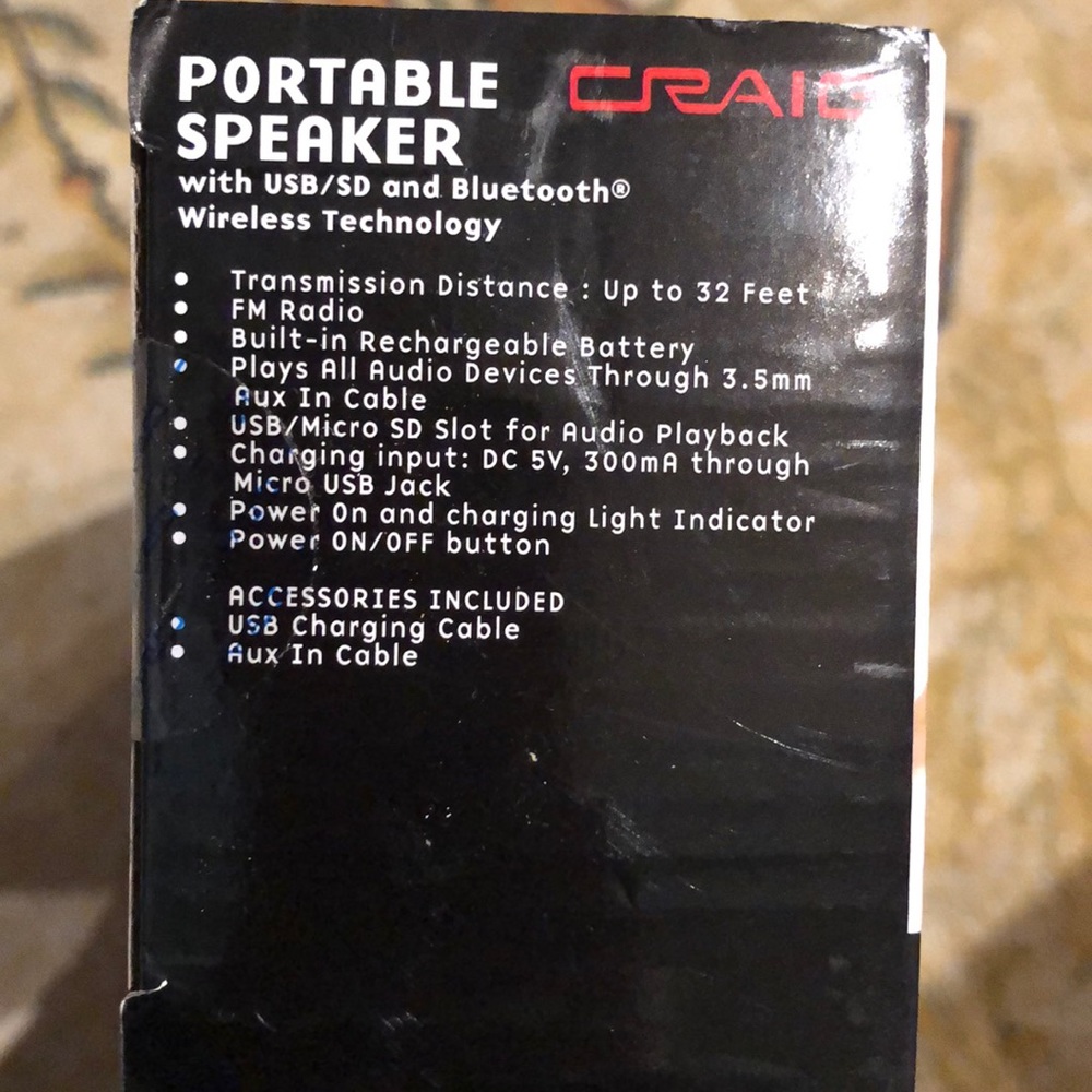 Craig portable speaker - Picture 6 of 6